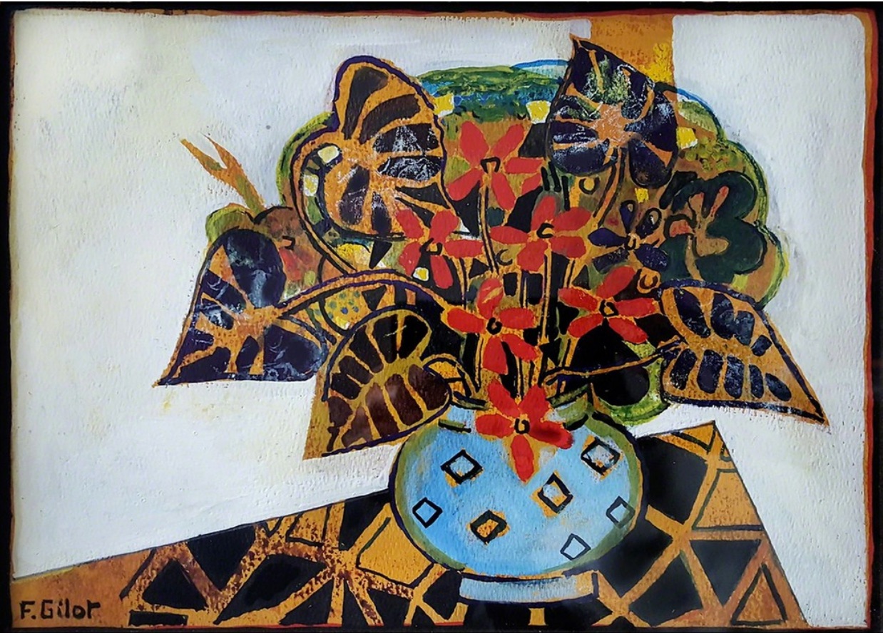 Francoise Gilot - African Violets, 1971